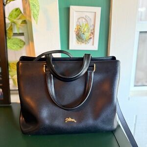 Longchamp Medium Honore 404 Leather Tote